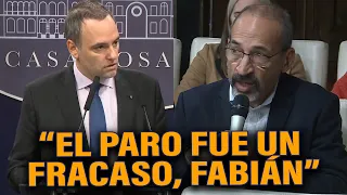 CONFERENCIA DE PRENSA DE ADORNI: "EL PARO FUE UN FRACASO"