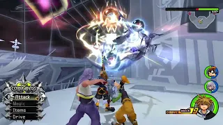 What getting a ton of level ups at once looks like in KH2