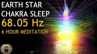 Most Powerful Chakra Sleep Frequency (EARTH STAR MEDITATION) 6 Hour DELTA WAVES Binaural Beats Sleep