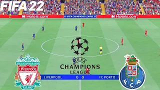 FIFA 22 | Liverpool vs FC Porto - 2021/22 Champions League UEFA - Full Match & Gameplay