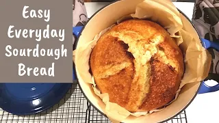 Easy Everyday Sourdough Bread: Full Method and Parchment Paper Baking Trick