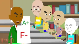 Classic Caillou Cheats On The Test/Grounded