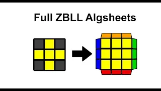 Full ZBLL Algsheets