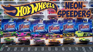 Unboxing Hot Wheels Neon Speeders Mix 2