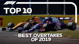 Top 10 Best F1 Overtakes of 2019