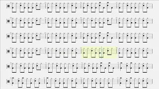 Sweet Child O' Mine -Drumless- Drum sheet music - Guns N' Roses