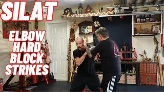 Silat - Elbow Hard Block Strikes - Self Defense