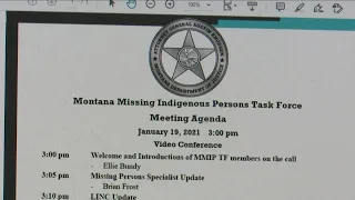 Montana missing persons task force discusses upcoming legislation