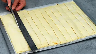 I make 100 pieces at once! Puff pastry appetizer for any event!