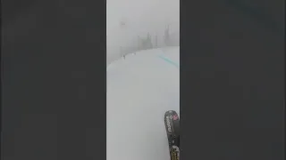 Brett Tippie races the 2019 Neil Edgeworth  Banked Slalom at Big White, BC on a Yes Optimistic.