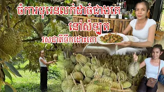 ទុរេនលក់ដាច់ខ្លាំងជាងគេក្នុងស្រុកសំឡូតណាស់ទស្សនាទេសភាពព្រៃភ្នំចំកាទុរេន និងកន្លែងលក់ម្ហូបបេីកថ្មី