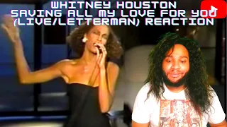 Whitney Houston Saving All My Love For You Letterman Reaction