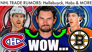 CONNOR HELLEBUYCK TRADE, HABS SIGNING BIG D, OILERS & BRUINS TRADE?! (NHL Trade Rumors/Sabres News)