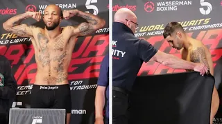 LYNDON ARTHUR'S OPPONENT BRAIAN SUAREZ STRIPS DOWN BUT MISSES WEIGHT! - HAS 2 HOURS TO LOSE 1 POUND