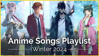 Best Anime Openings & Endings Mix | Winter 2024 - Full Songs👇