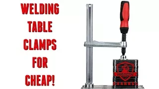 Welding Table Clamps for Cheap!