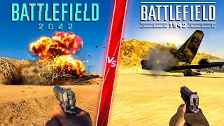 Battlefield 2042 Portal vs Battlefield 1942 - Direct Comparison! Attention to Detail & Graphics!