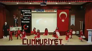 29 Ekim Cumhuriyet Bayramı - Anaokulu Kademesi Özgürlük şarkısı