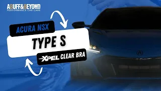 2022 Acura NSX Type S Full Body Protection in XPEL Clear Bra