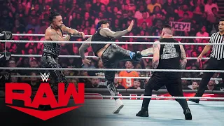 Jey Uso superkicks Owens in their match against The Judgment Day: Raw highlights, Sept. 11, 2023