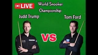 judd trump vs tom ford world snooker championship LIVE