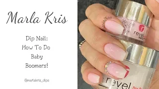 DIY Baby Boomer Nails with Dip Powder!