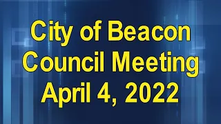 Beacon Council Meeting 4-4-22