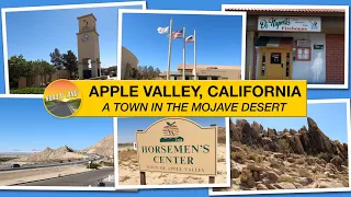 A look at the Town of Apple Valley, California, in the Mojave Desert | 4K