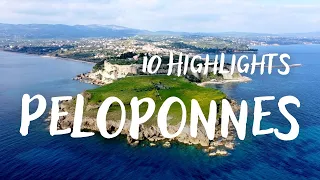 TOP 10 highlights, the MOST BEAUTIFUL places on the Peloponnese peninsula |Greece|