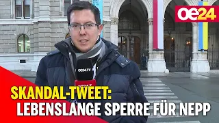 Skandal-Tweet: Lebenslange Sperre für Nepp