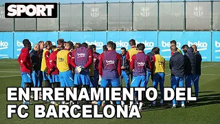 💪 Así ha sido el ENTRENAMIENTO del FC BARCELONA antes de medirse a OSASUNA