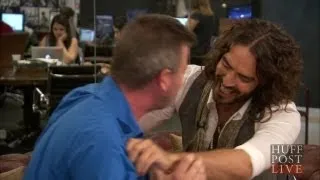 Russell Brand Tries To Lactate HuffPost Live Host | HPL