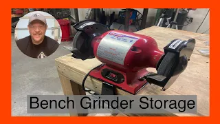 Under-bench Bench Grinder Storage