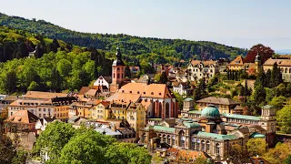 The most beautiful city in the south of Germany! A tour through the millionaire city! Baden-Baden 4K