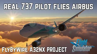 Can a Real 737 Captain fly the FlyByWire A320 NEO in Microsoft Flight Simulator?