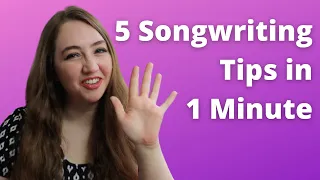 5 Songwriting Tips in 1 Minute #shorts