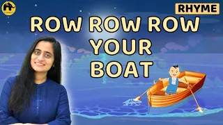 Row Row Your Boat| LearnoHub Kids | Nursery, LKG Rhymes