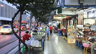 Evening Walk Bangkok Pratunam Area Ratchaprarop Road [4K]