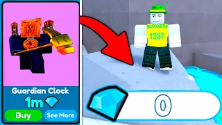 😱 I SPENT 1M GEMS ON A GUARDIAN CLOCK! 💎 NEW UPDATE!? 🤯- Toilet Tower Defense | Roblox