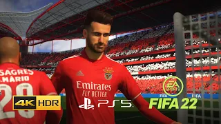 FIFA 22 PS5 - BENFICA vs BRAGA @ Estádio da Luz - 4K60FPS HDR NEXT-GEN GAMEPLAY