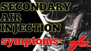 symptoms of a bad secondary air injection