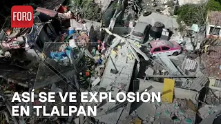 Colapsa vivienda tras explosión por acumulación de gas, en Tlalpan, CDMX - Expreso de la Mañana