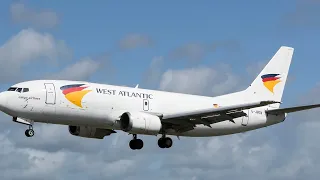 Boeing 747 taking off at Warton