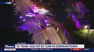 Teen struck by vehicle near high school in Germantown