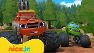 Blaze and the Monster Machines | Resgates e Corridas de Pickle & Blaze! | Nick Jr. em Português