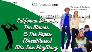 California Dreamin - The Mamas & The Papas [SheetMusic] Alto Sax PlayAlong