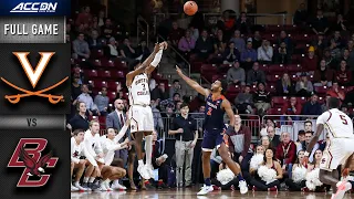 Virginia vs. Boston College Full Game | 2019-20 ACC Men's Basketball