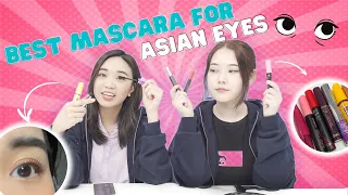 BEST MASCARA FOR ASIAN EYES | TESTING KOREAN MASCARAS AND WESTERN MASCARA