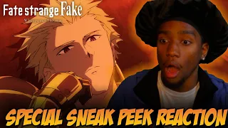 GILGAMESH VS ENKIDU!??!?! | Fate/strange Fake -Whispers of Dawn- Special Sneak Peek Reaction