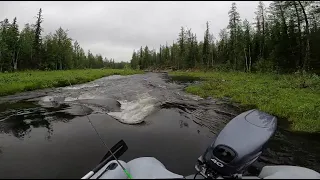 Рыбалка на Горной Реке,водомётное путешествие часть 2..